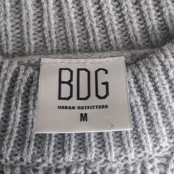 Urban Outfitters BDG Fisherman's Knit Ribbed Crewneck Sweater Size Medium - Picture 6 of 10